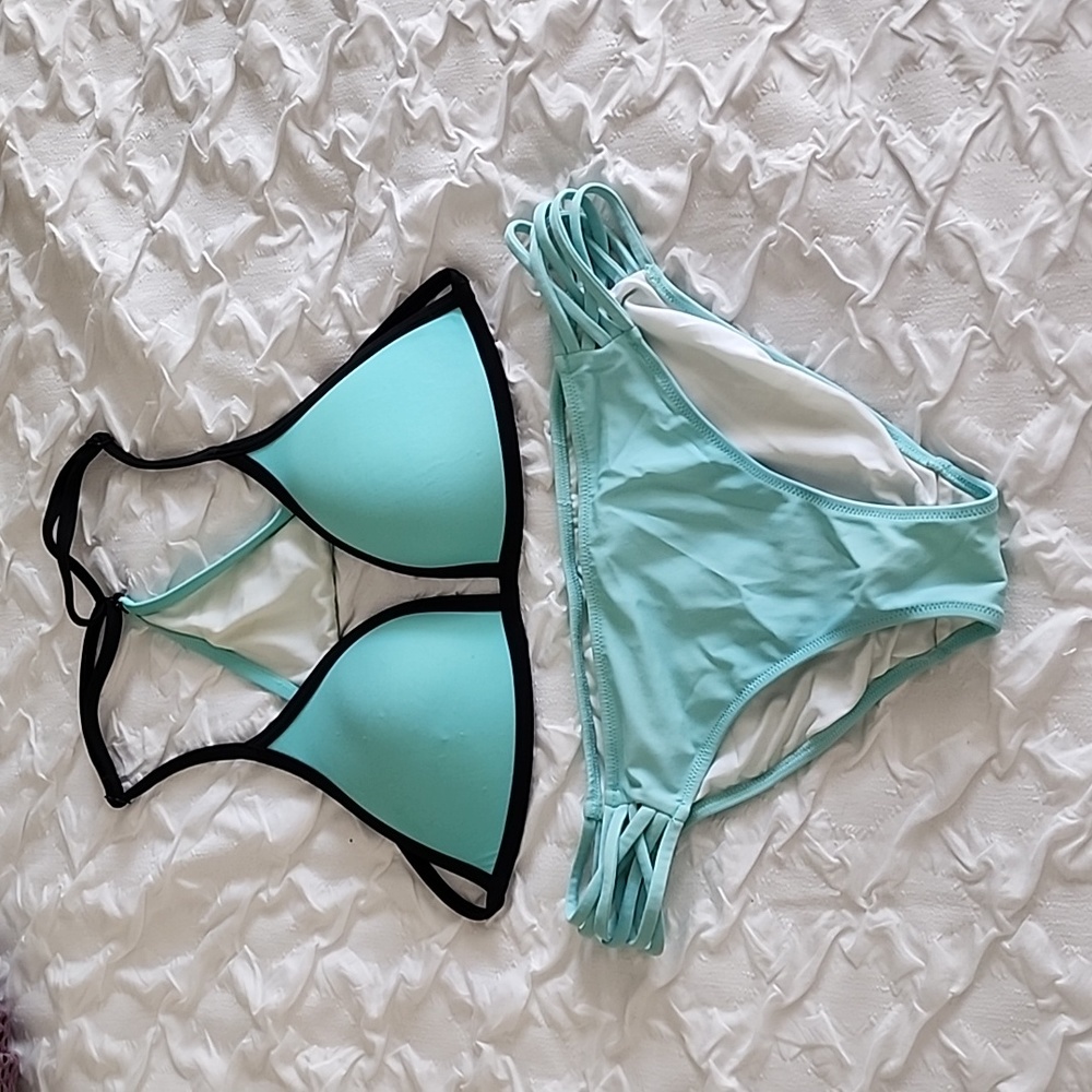 PINK triangle swimsuit